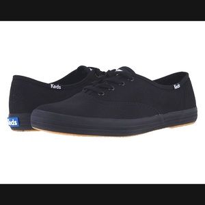 Keys Champion Black Canvas Sneaker Shoes